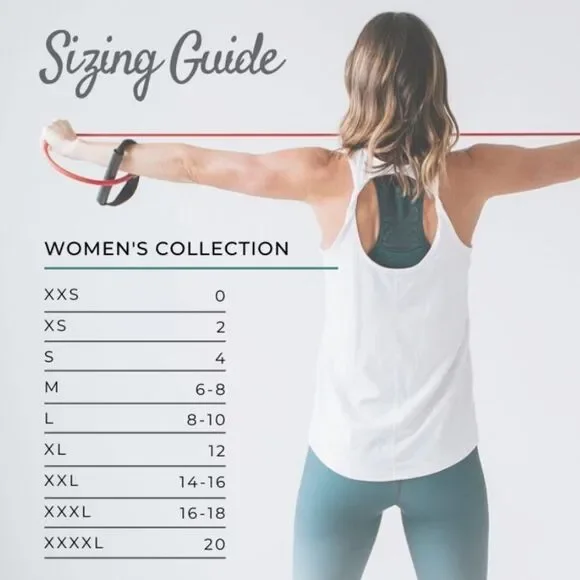 ZYIA Active Black Infinity Tank Top Split Tie Front Size XXXL - Picture 8 of 9